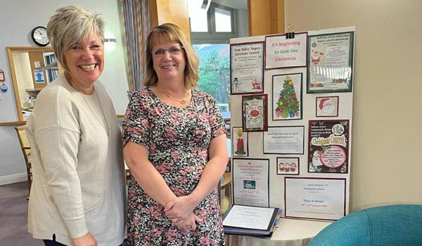 Sarah Selby With Fellow Volunteer Sue Keefer At Carnarvon House