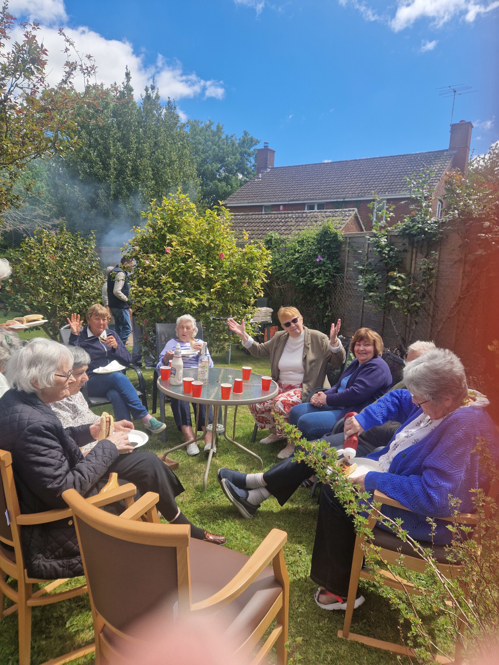 The Old Vicarage Residents Enjoying Their Celebrations