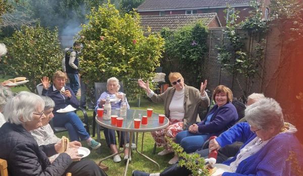 The Old Vicarage Residents Enjoying Their Celebrations