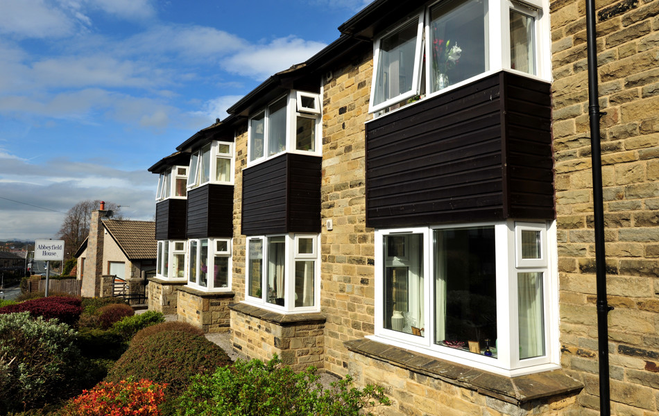The front elevation of  Abbeyfield House, Barnoldswick BB18 5JX