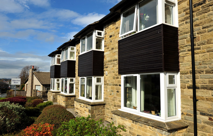 The front elevation of Abbeyfield House, Barnoldswick BB18 5JX