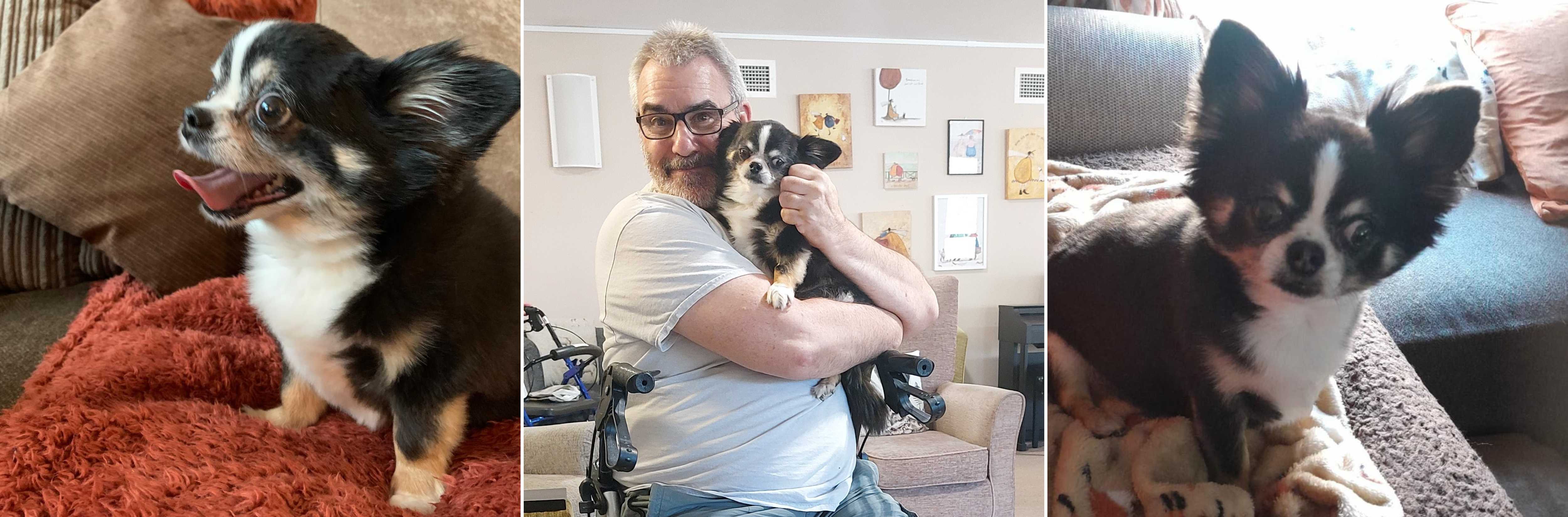 Boo, a residents pet at Hampton House