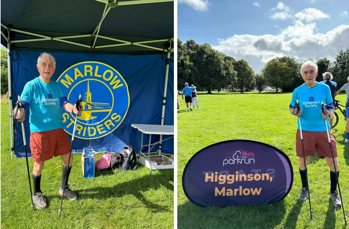 Brian at the Marlow Striders and Parkrun