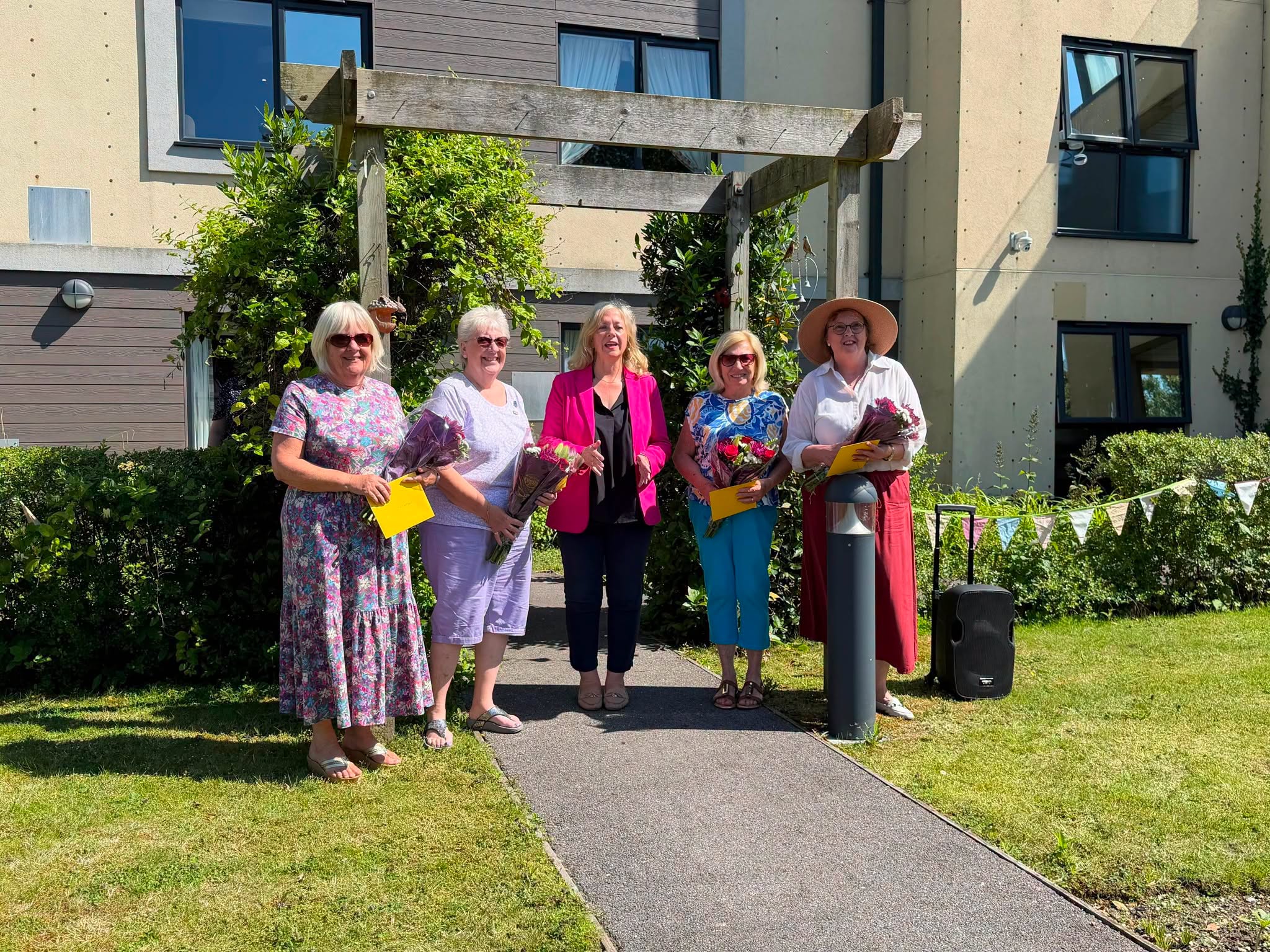 Celebrations at Speedwell Court