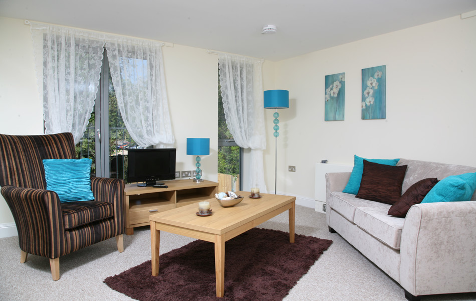 Resident lounge of Abbeyfield Court, Southampton SO31 6BF