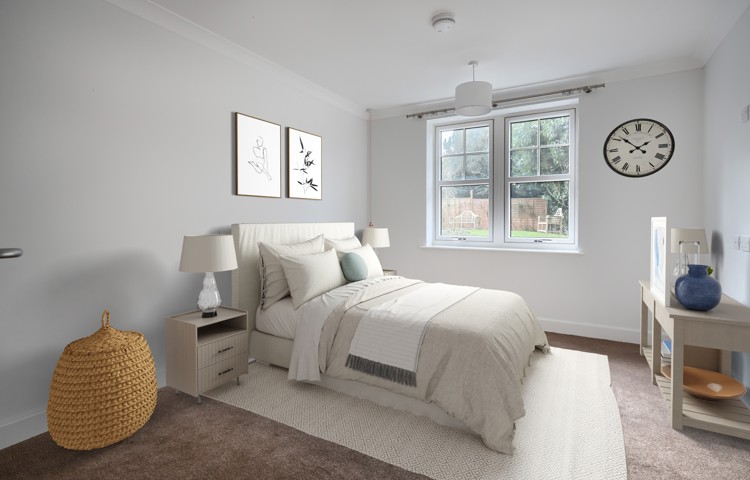 One of our beautiful bright bedrooms