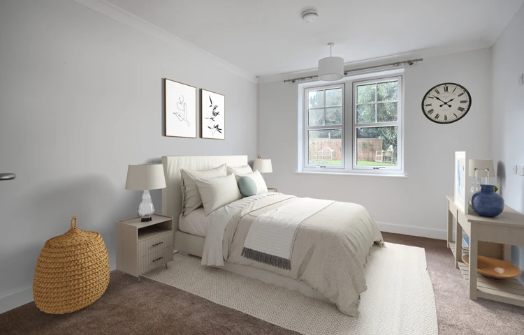 One of our beautiful bright bedrooms