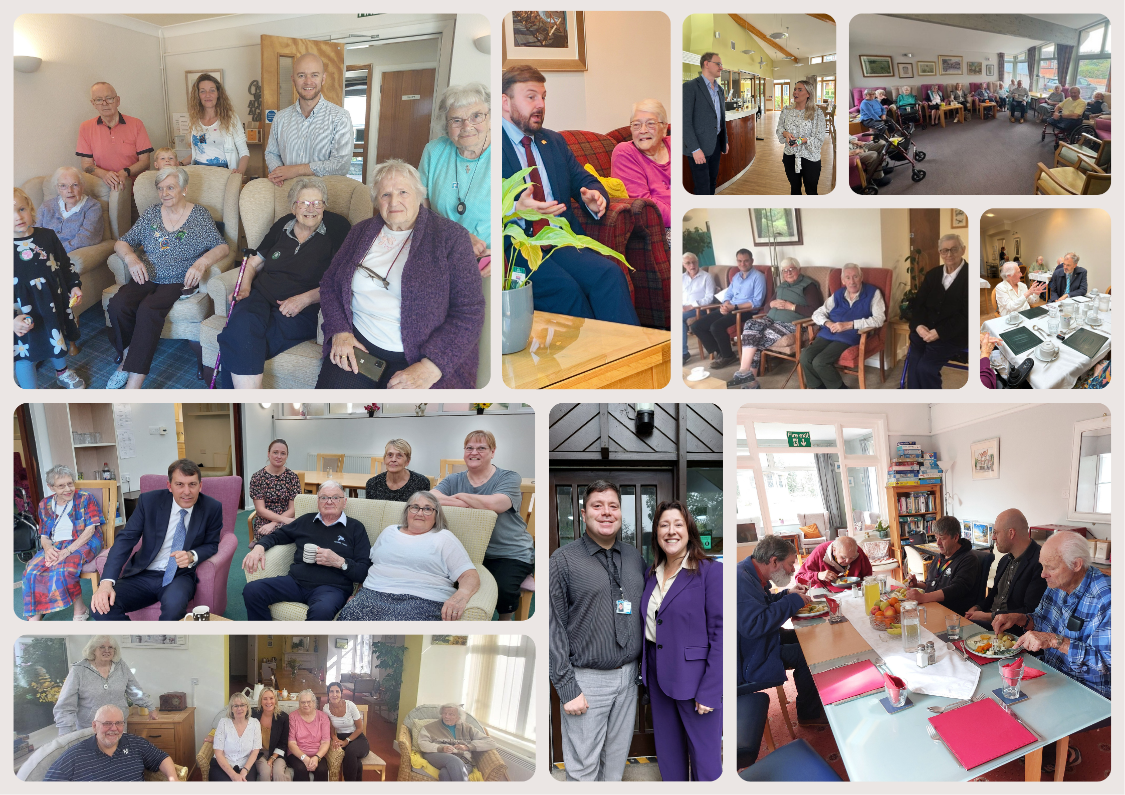 Abbeyfield houses visited by MPs for Starts at Home Day