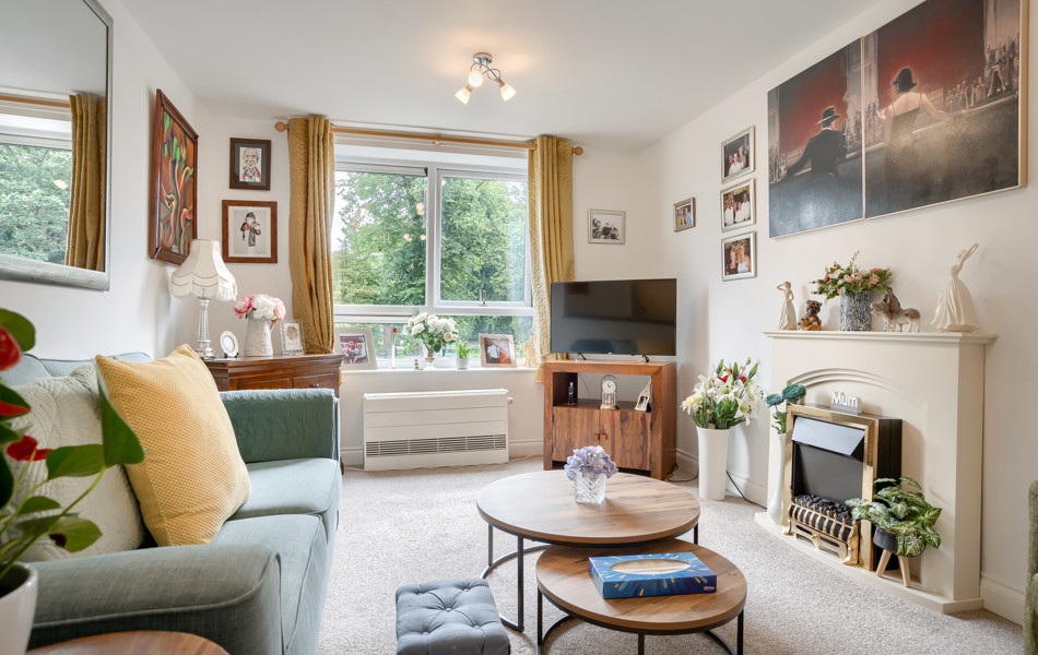 Open plan apartment living at Hampton House, Solihull