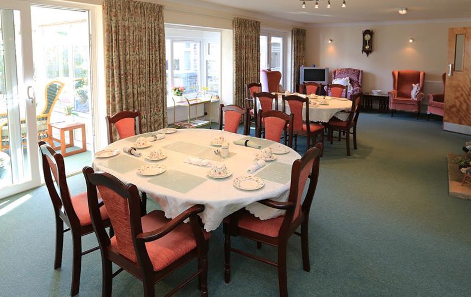 The dining room at  Abbeyfield House, Barnoldswick BB18 5JX