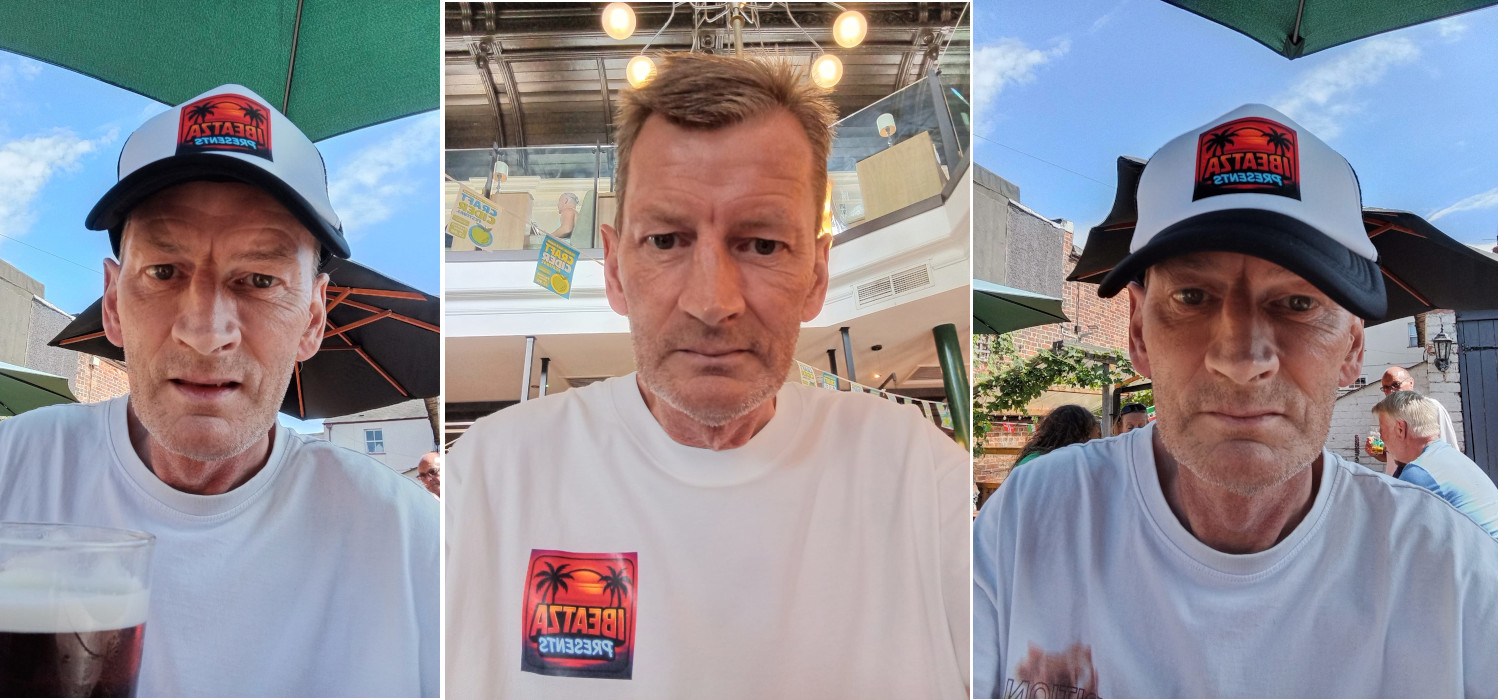 Collage of photos of Martin