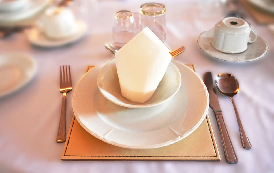 Table Place Setting At Abbeyfield House, Settle BD24 9RB