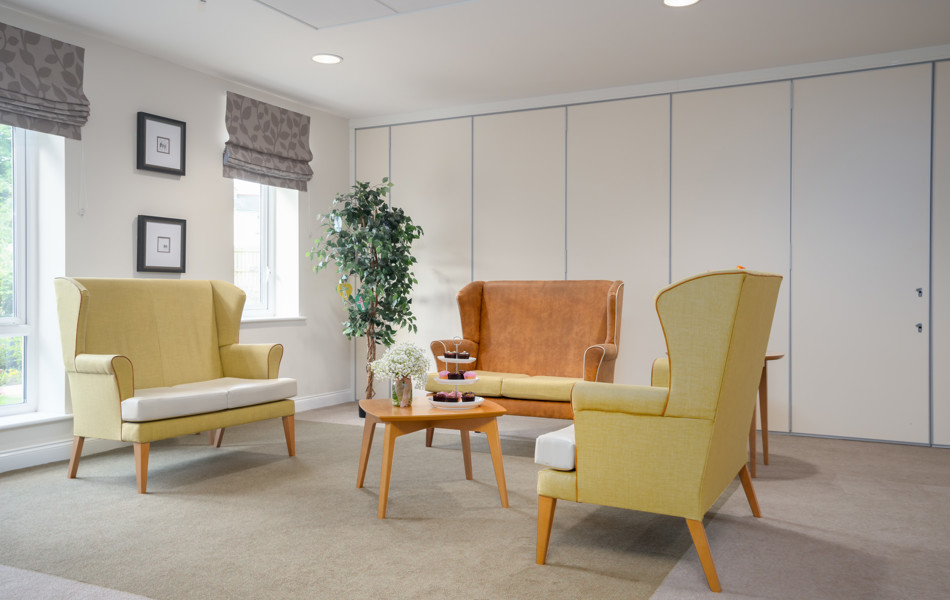 Quiet space for residents to relax at Hope Bank View