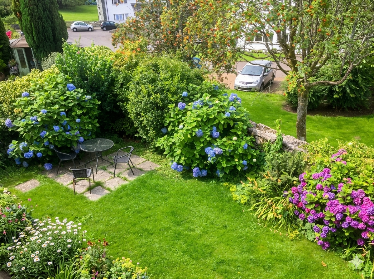 Well Maintained Garden And Landscaped Gardens At Abbeyfield Nine Oaks In Windermere LA23 1BB