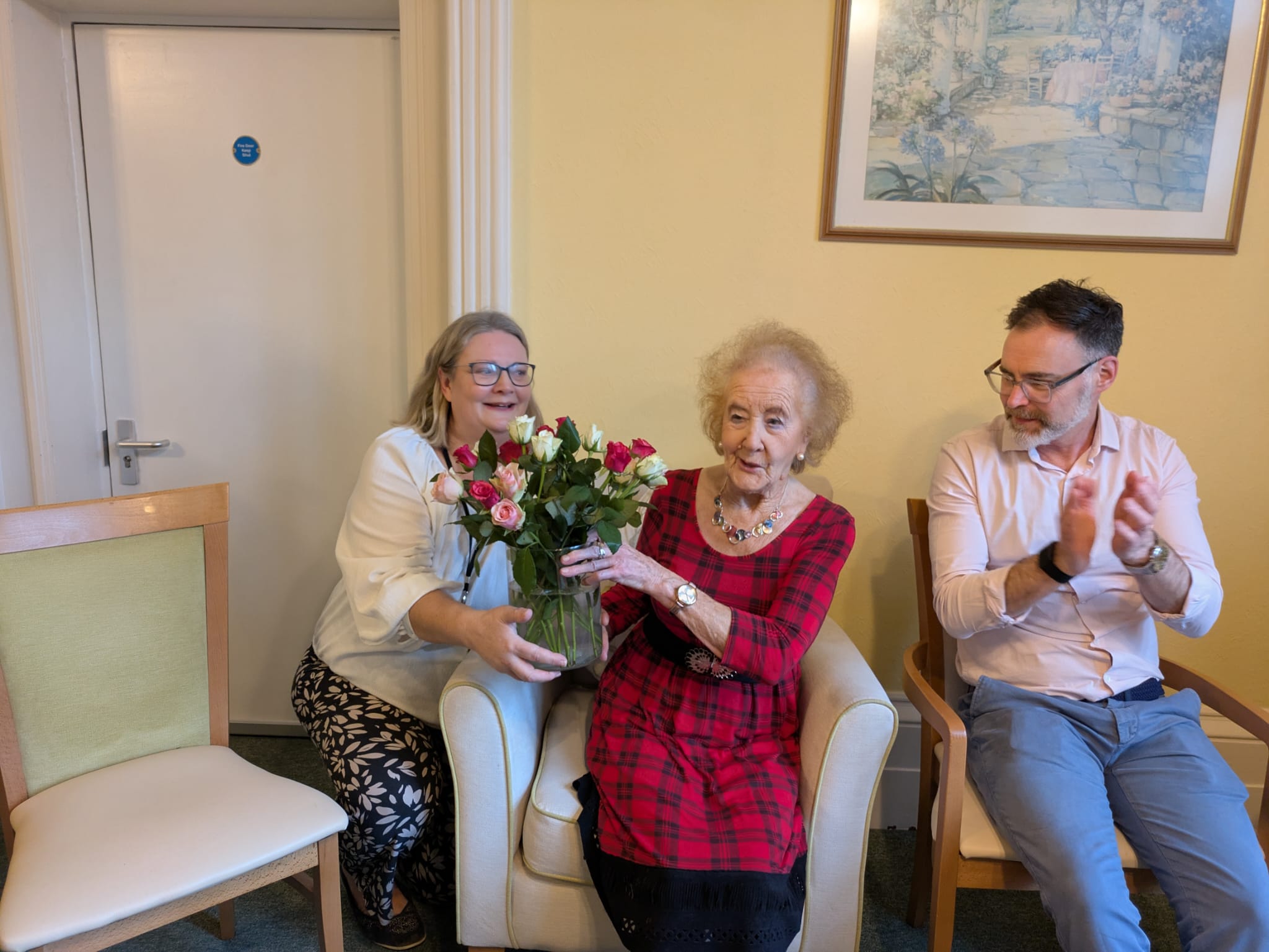 91-year-old Kathleen outpaces local MP in fitness challenge