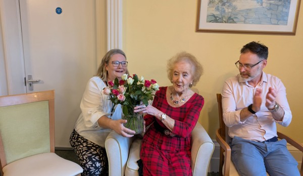 91-year-old Kathleen outpaces local MP in fitness challenge