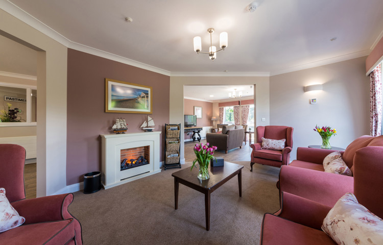 Lounge area at Speedwell Court Southampton