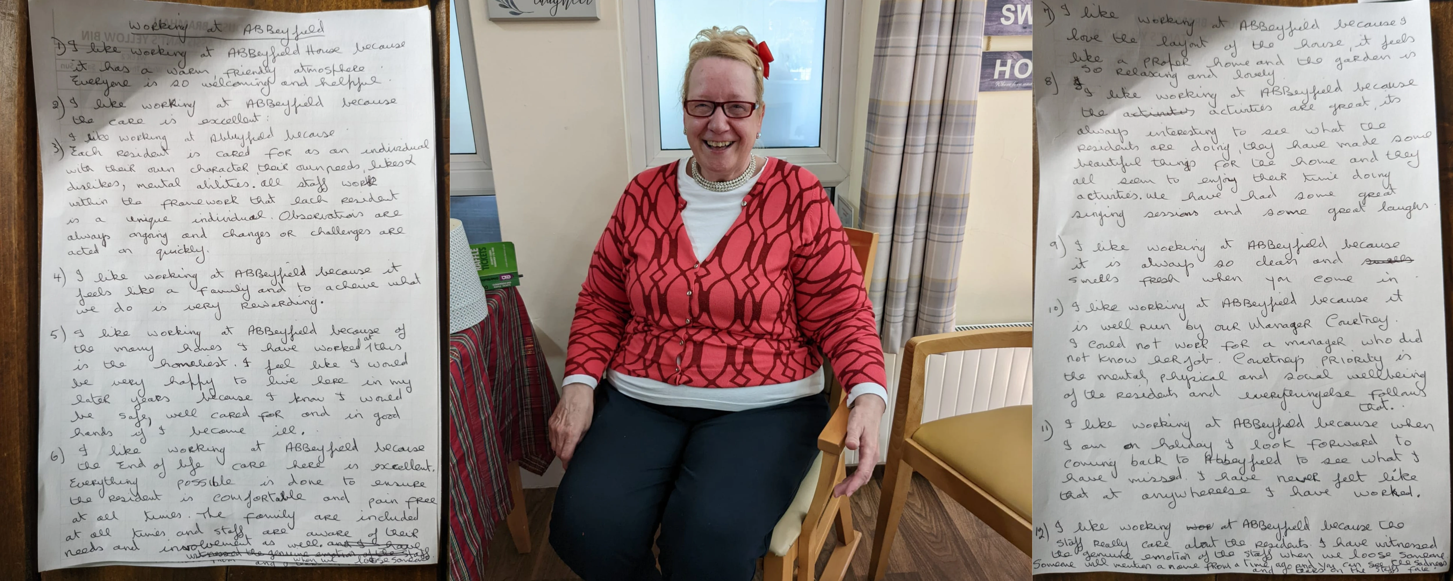 Patricia Ward, Housekeeper at Abbeyfield House Bramhall - why she loves working with Abbeyfield