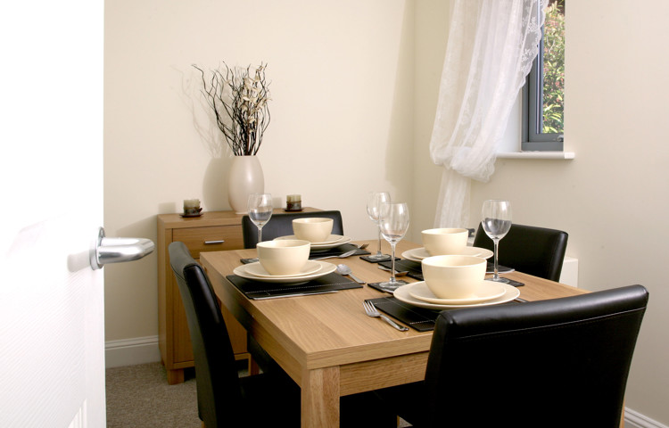 Resident dinning room at Abbeyfield Court, Southampton, SO31 6BF