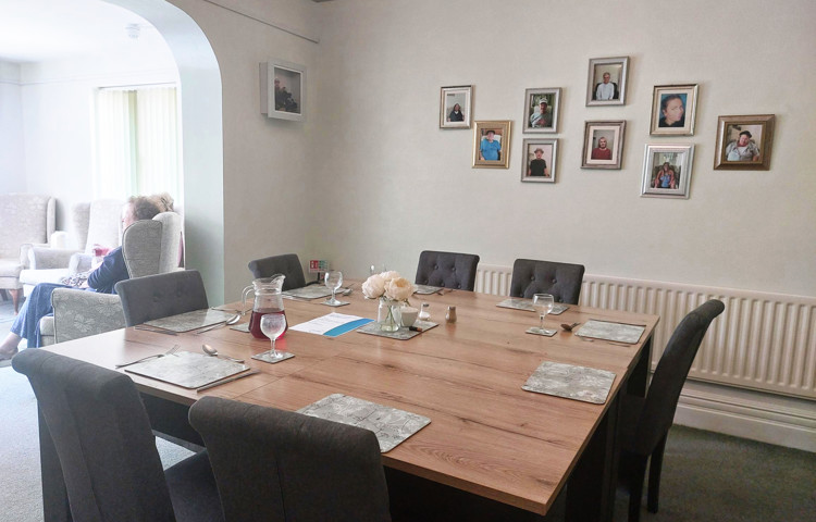 Communal Dining Room At Abbeyfield House, Havant PO9 2SS
