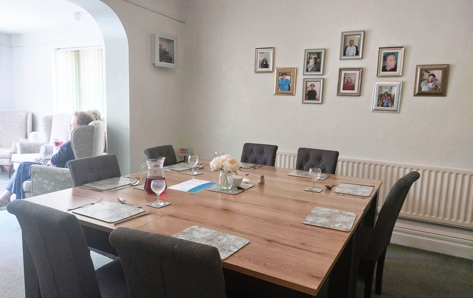 Communal Dining Room At Abbeyfield House, Havant PO9 2SS