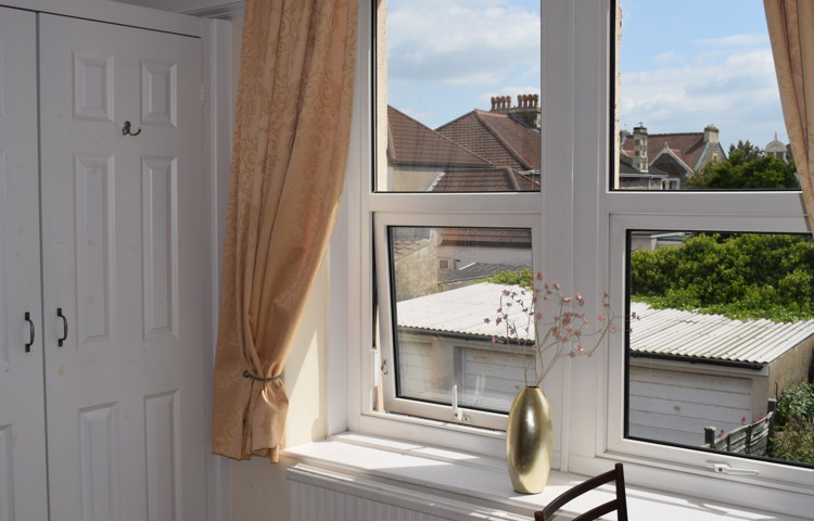 View from a bedroom window of Abbeyfield House, Weston-Super-Mare BS23 3BB