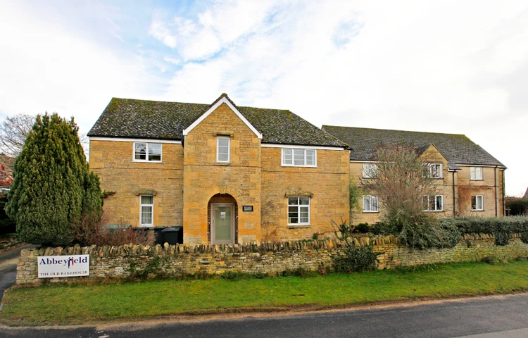 Front entrance of The Old Bakehouse, a supported house for older people in Chipping Norton
