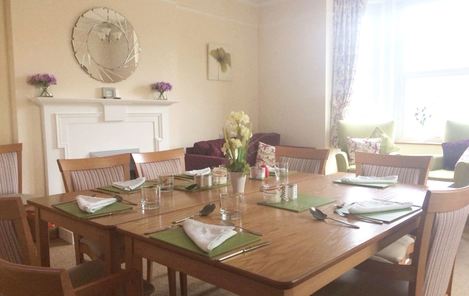 Enjoy homemade meals in the dining room
