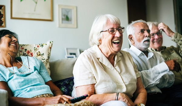 Group Of Older People Sitting Together