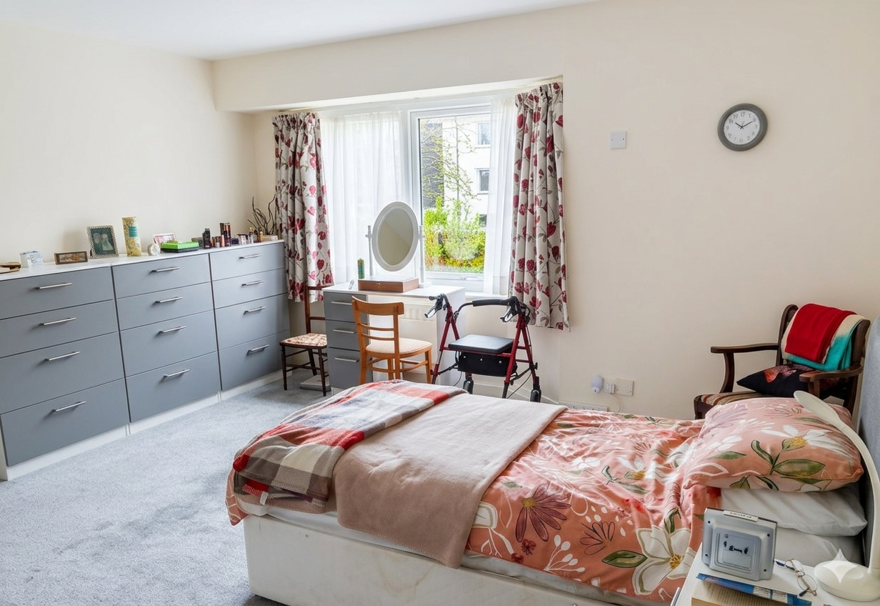 Large Apartment Bedroom, Abbeyfield Nine Oaks In Windermere LA23 1BB