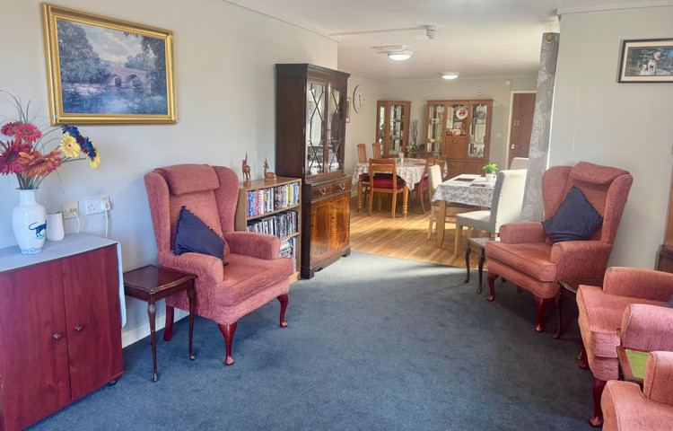 Abbeyfield House's Comfortable And Homely Lounge Where Residents Can Socialise And Relax