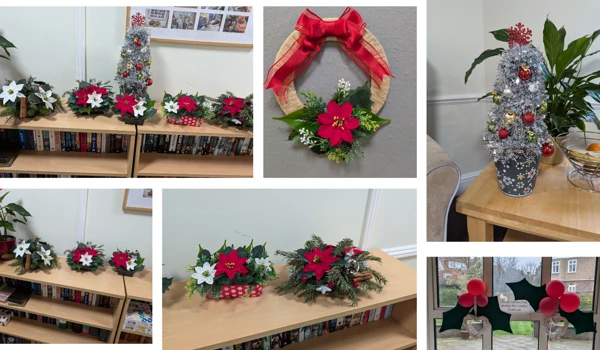 Collage Of Photos From Lee House's Festive Decoration Challenge