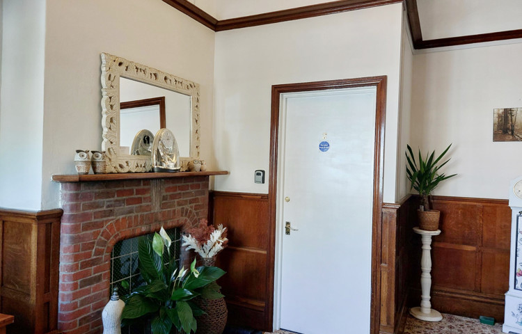 Beautiful Fireplace In Hallway At Privett Farm House