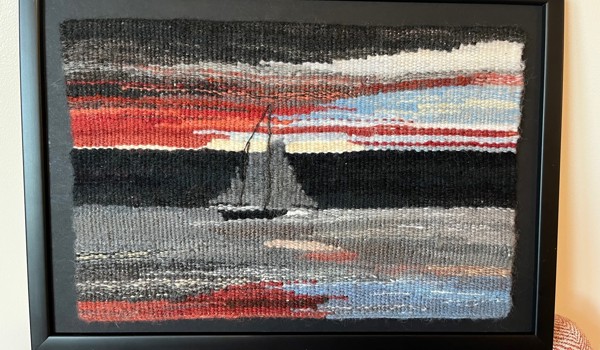 Ann’s weaving is an outlet for creativity