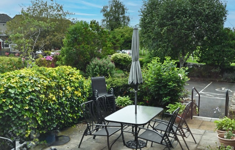 Patio Area At Abbeyfield House, Settle BD24 9RB