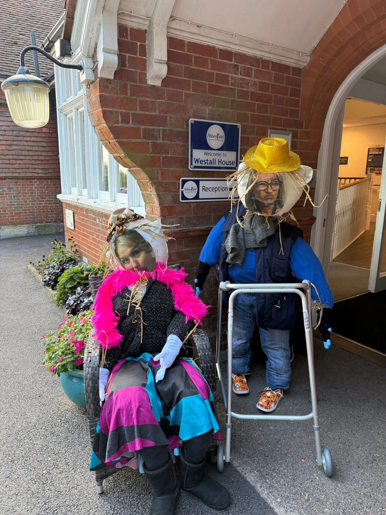 Westall House's winning scarecrows