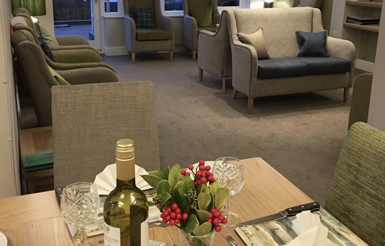 The dining room of Abbeyfield House, Garstang PR3 1PA (1)