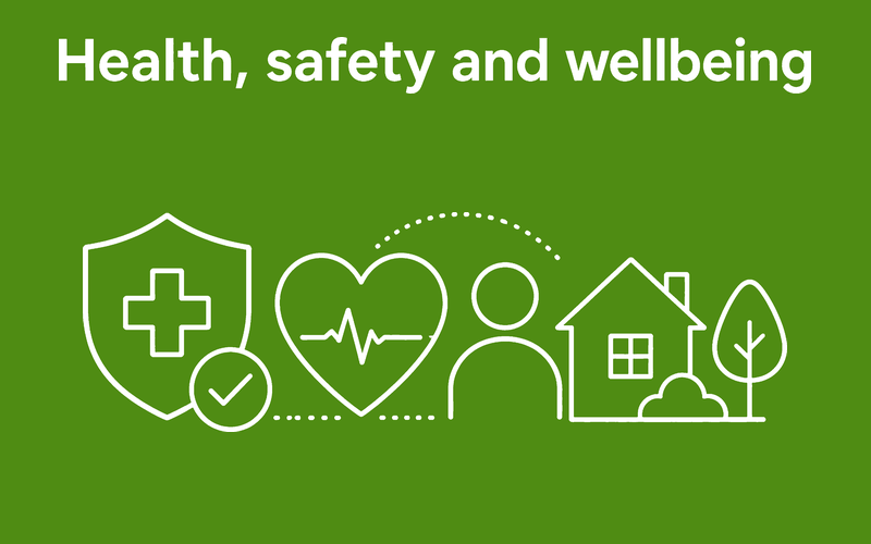 STAIRS Health, safety and wellbeing feedback graphic