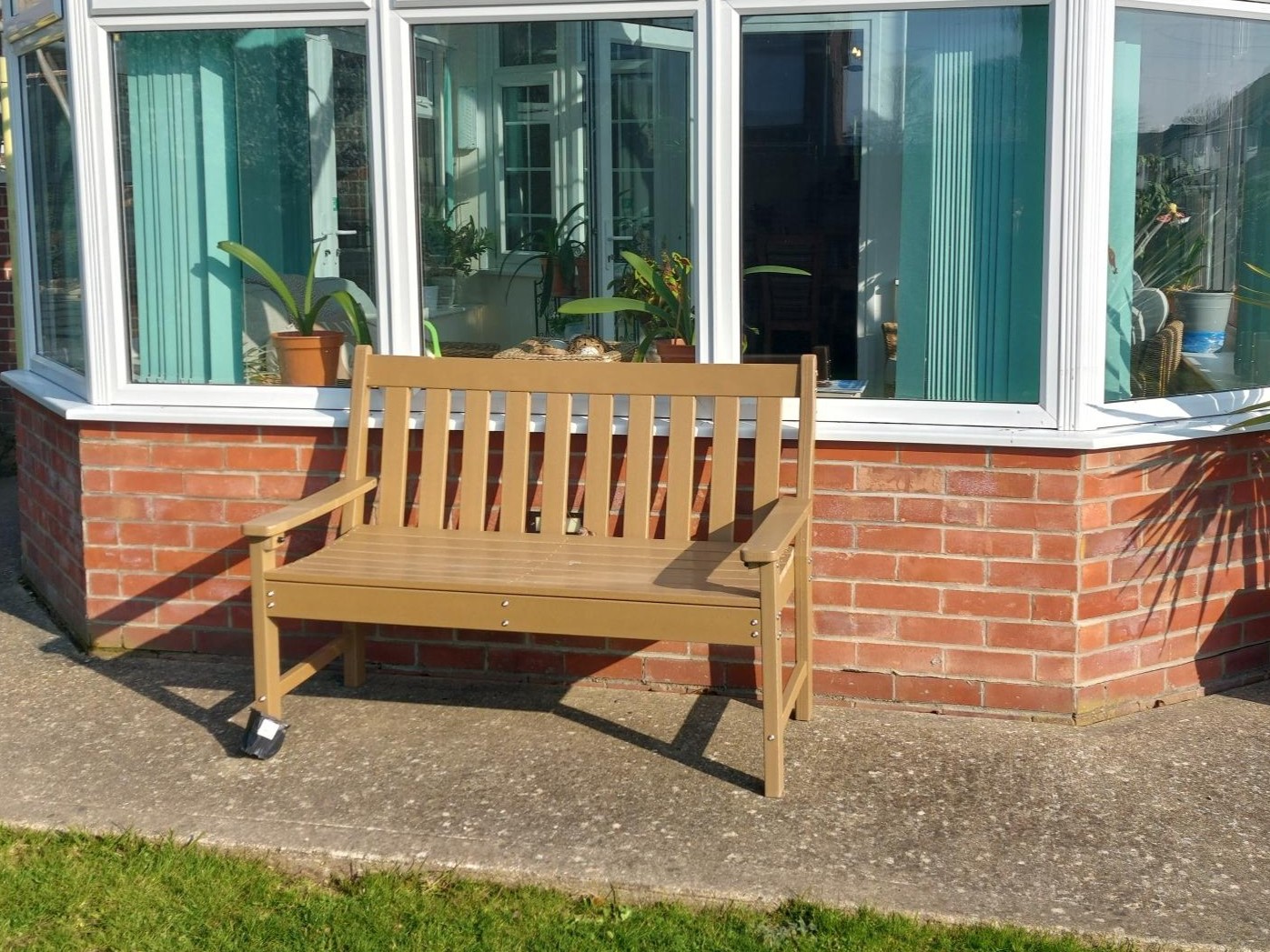 Bench In Garden Of Privett Farm House, PO12 3SZ