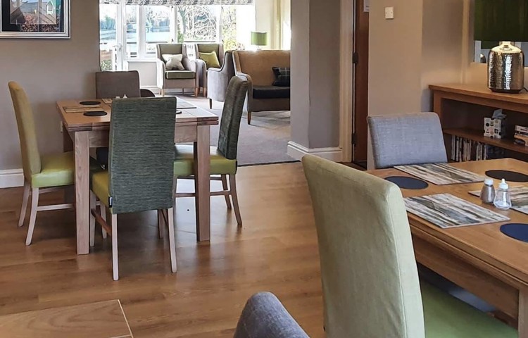 The dining room of Abbeyfield House, Garstang PR3 1PA (2)