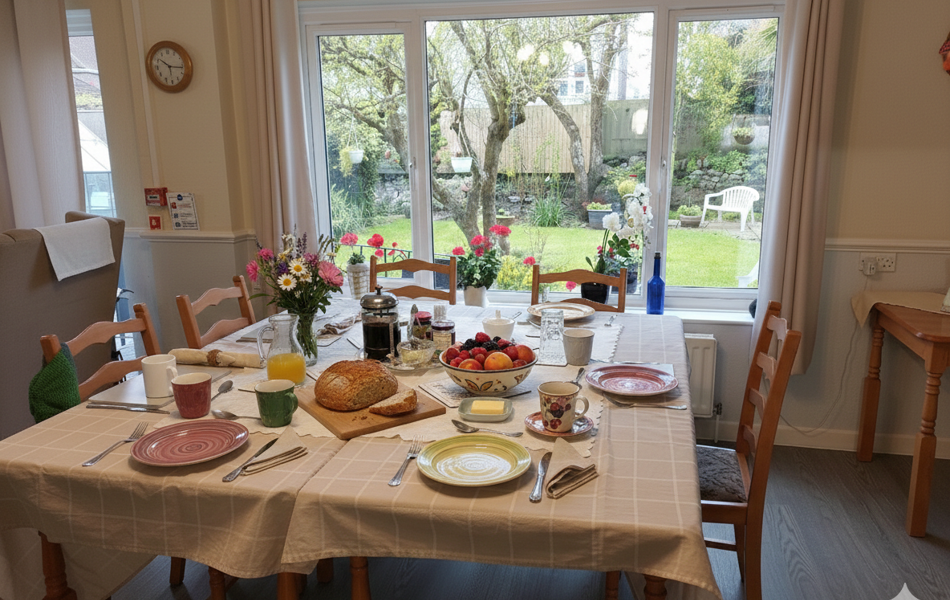 Dining Room, Abbeyfield House, Weston Super Mare BS23 3BB