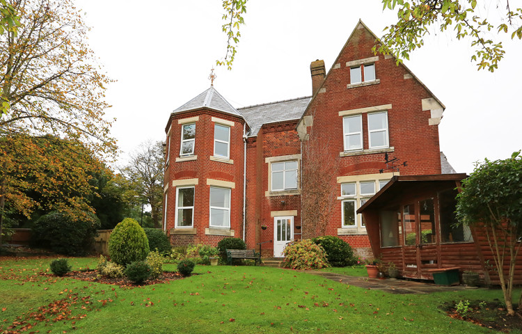 Rear garden at Abbeyfield House, Cowes PO31 8HA