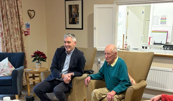 Abbeyfield residents welcome David Smith MP