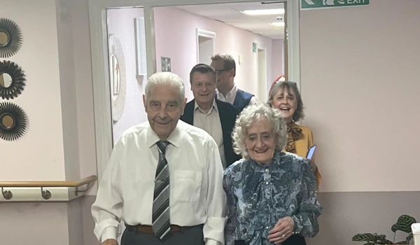 70th anniversary couple’s wedding recreated at Hampton House