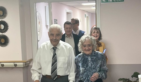 70th anniversary couple’s wedding recreated at Hampton House
