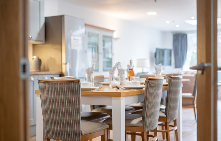The communal dining room, a place where everyone comes together