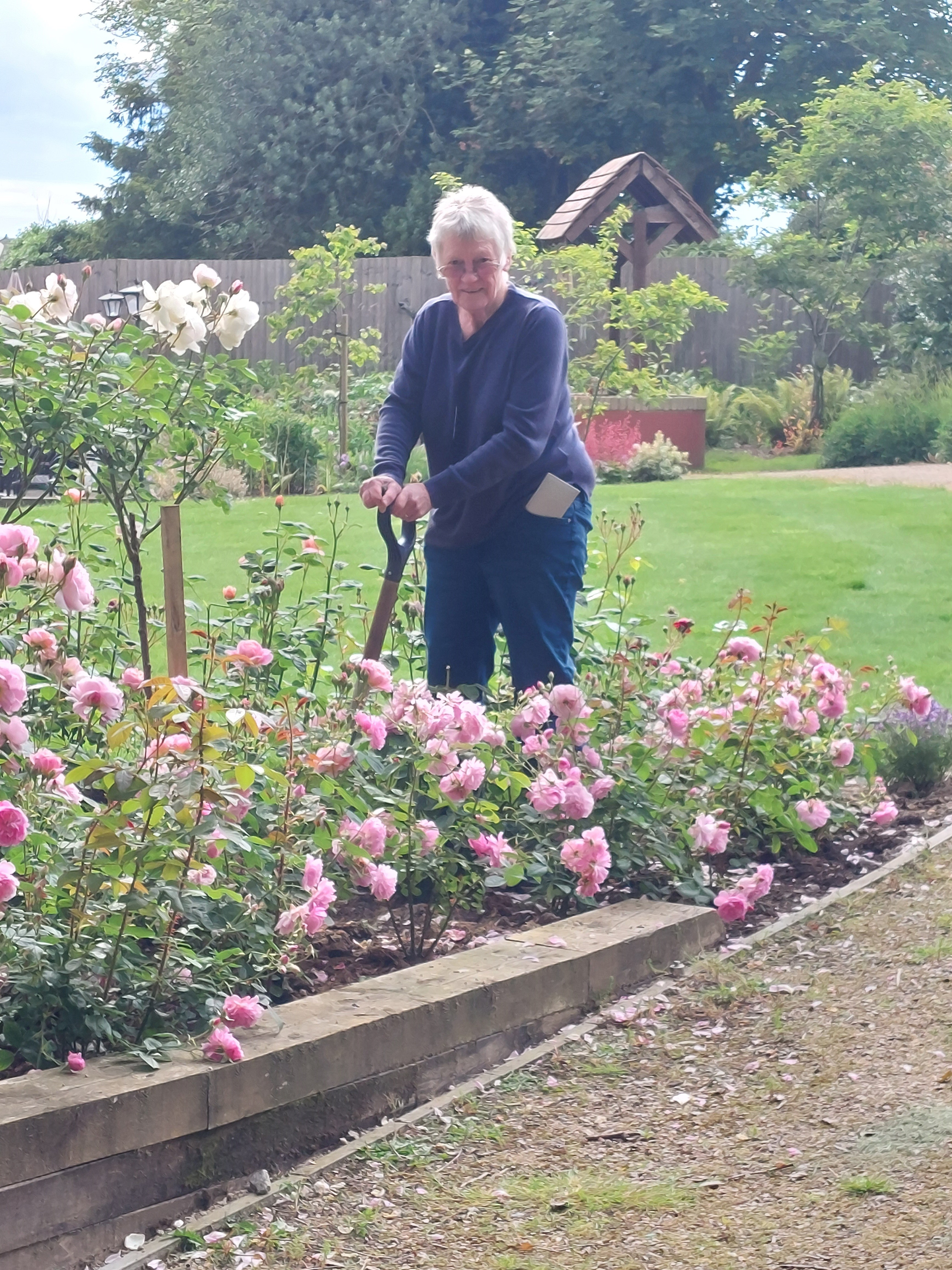 Green-fingered Sally brings sensory experience to residents