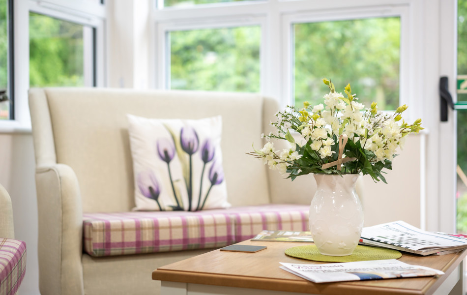 close-up-of-lounge-seating-at Abbeyfield House, Cockermouth CA13 9RH