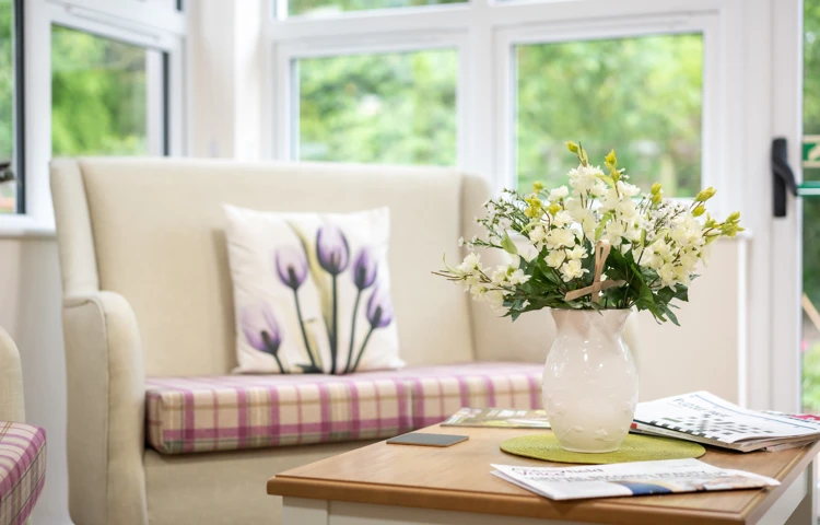 close-up-of-lounge-seating-at Abbeyfield House, Cockermouth CA13 9RH