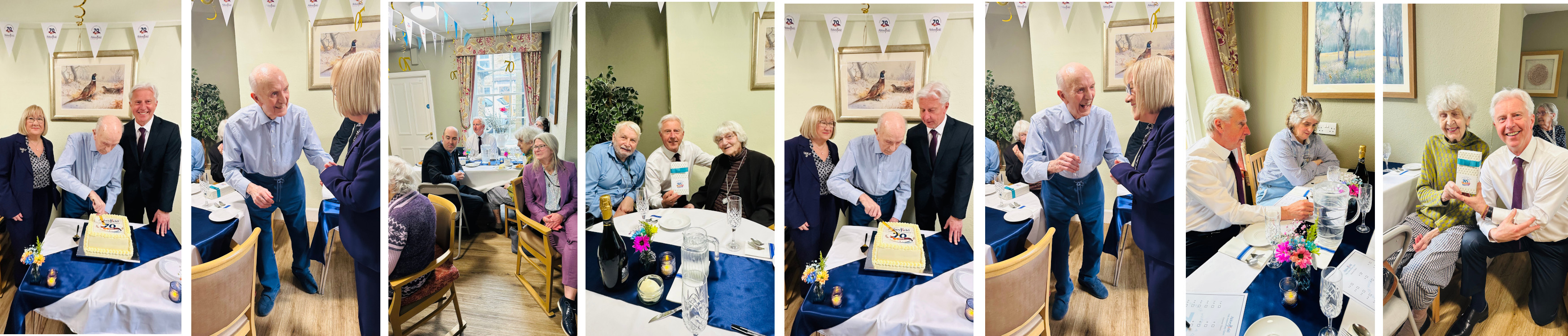 Collage of photos from Riverhill celebration